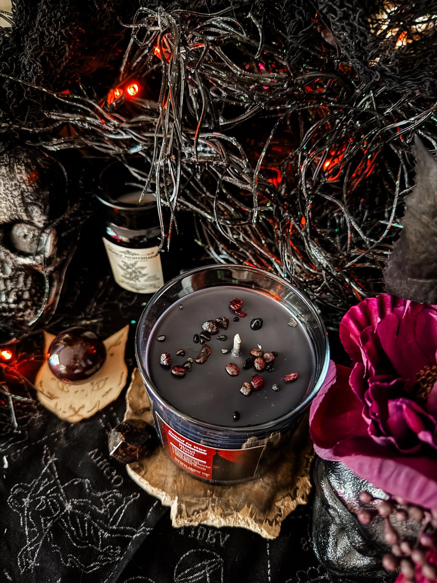 Blood Oath Candle: Black Currant, Absinthe & Garnet