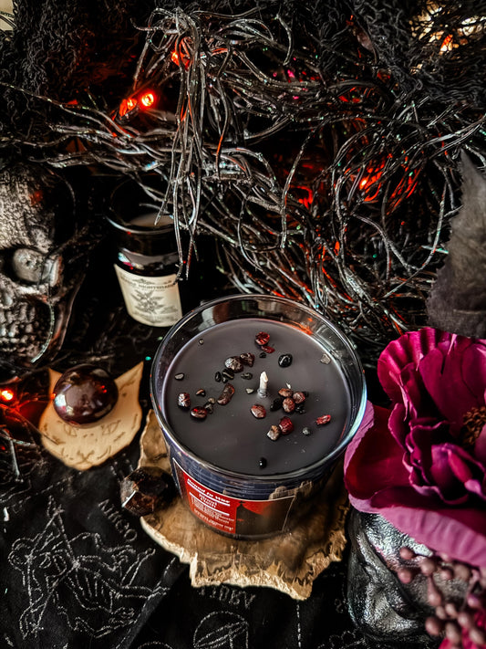 Blood Oath Candle: Black Currant, Absinthe & Garnet